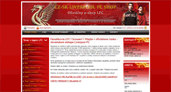 Desktop Screenshot of liverpoolfcshop.cz